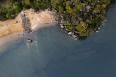 The wreck of the Othello in shallow water in Paterson Inlet, Rakiura Stewart Island, New Zealand.Credit: www.boxoflight.com/Derek Morrison