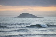 Empty wave during a fun four-swell combo at Blackhead, Dunedin, New Zealand.Photo: Derek Morrison