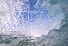 Inside a barrel during a small punchy swell at Blackhead, Dunedin, New Zealand.Photo: Derek Morrison