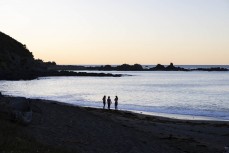 Morning mission with Gemma Lee, Erin Carter and Annick Roy at Houghton Bay, Wellington, New Zealand.Photo: Derek Morrison