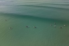 Clean swell at Blackhead, Dunedin, New Zealand.
