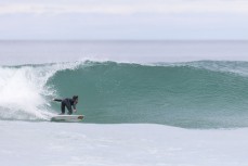 Jack Higgins during a fun summer swell at St Kilda, Dunedin, New Zealand.
Photo: Derek Morrison