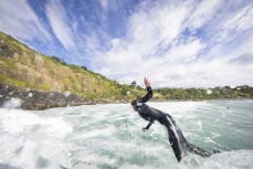 Jack Higgins at Second Beach, St Clair, Dunedin, New Zealand.
Photo: Derek Morrison