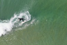 Jake Owen top down at Blackhead, Dunedin, New Zealand.
