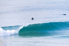 Clean lines during a summer swell at Blackhead, Dunedin, New Zealand.
Photo: Derek Morrison