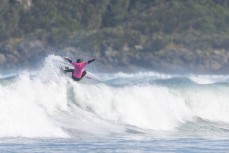 Lincoln Penei at the SISA Westport Grom Comp held at Tauranga Bay, Westport, West Coast, New Zealand.