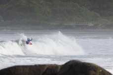 Sev Tolhurst on form at the Cape Classic held at Tauranga Bay, Westport, West Coast, New Zealand.