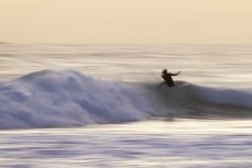Keo Morrison during an evening session at Blackhead, Dunedin, New Zealand.Photo: Derek Morrison