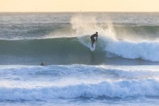 Keo Morrison during an evening session at Blackhead, Dunedin, New Zealand.Photo: Derek Morrison