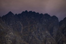 Stormy weather in the tops of The Remarkables, Queenstown, Central Otago, New Zealand. Photo: Derek Morrison