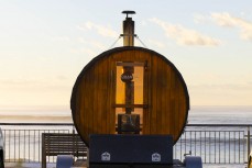 Oranga saunas at St Clair, Dunedin, New Zealand.