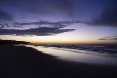 Sunrise at St Clair, Dunedin, New Zealand.