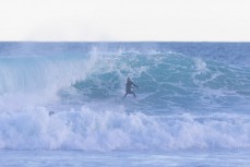 Keo Morrison during a fun swell at St Kilda, Dunedin, New Zealand.Photo: Derek Morrison