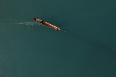 A local fisherman near Roxies in the Mentawais Island chain, Western Sumatra, Indonesia.