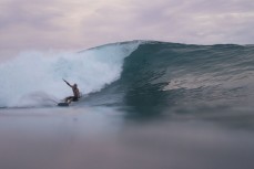 Campbell Pritchard during a September swell at Lance's Lefts in the Mentawais Island chain, Western Sumatra, Indonesia.