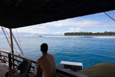 Lineup in the Mentawai Islands, Sumatra, Indonesia.