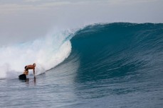 George Roberts Senior at the Mentawai Islands, Sumatra, Indonesia.