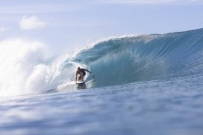 Dave Lyons at a remote wave in the Mentawai Islands, Sumatra, Indonesia.