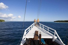 The Mahogany on the move in the Mentawai Islands, Sumatra, Indonesia.
