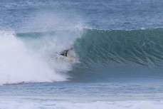 Pete Maloney makes the most of raw winter lines at Blackhead, Dunedin, New Zealand.