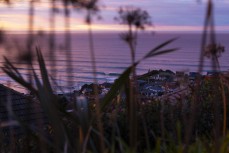 Winter sunrise at St Clair, Dunedin, New Zealand.