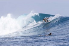 Reuben Lyons in his element in the Mentawai Islands, Sumatra, Indonesia.