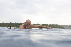 Noel Saxon all smiles in the Mentawai Islands, Sumatra, Indonesia.