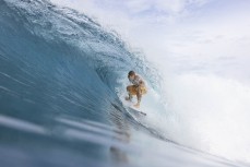 George Roberts in his element in the Mentawai Islands, Sumatra, Indonesia.