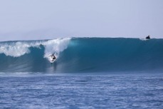 George Roberts in his element in the Mentawai Islands, Sumatra, Indonesia.