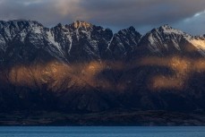 Late arvo light on The Remarkable Range, Queenstown, New Zealand. Photo: Derek Morrison