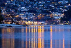 The bright lights of Queenstown's waterfront, New Zealand. Photo: Derek Morrison