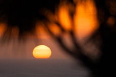Sunrise at St Clair Beach, Dunedin, New Zealand. 