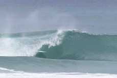 Keo Morrison during a punchy spring swell at Blackhead, Dunedin, New Zealand.