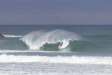 Lewis Murphy during a punchy spring swell at Blackhead, Dunedin, New Zealand.