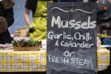 Mussels at the 2025 Port Chalmers Seafood Festival held at Port Otago Passenger Terminal, Port Chalmers, Dunedin, New Zealand.Photo: Derek Morrison