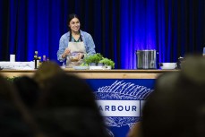 Nadia Lim at the 2025 Port Chalmers Seafood Festival held at Port Otago Passenger Terminal, Port Chalmers, Dunedin, New Zealand.Photo: Derek Morrison
