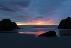 Sunrise at Brighton Beach, Dunedin, New Zealand.Photo: Derek Morrison