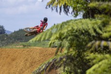 Pro rider Josiah Natzke, of Honda Motul Racing NZ Team, training ahead of the 2026 Yamaha New Zealand Motocross Championships at Moto Central near Huntly, Waikato, New Zealand. Photo: MNZ/Derek Morrison