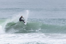 Keo Morrison surfing at Blackhead Beach, Dunedin, New Zealand.Photo: Derek Morrison