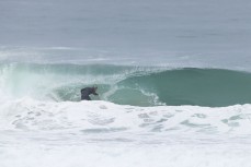 Keo Morrison surfing at Blackhead Beach, Dunedin, New Zealand.Photo: Derek Morrison
