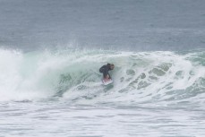 Kobe Coleman surfing at Blackhead Beach, Dunedin, New Zealand.Photo: Derek Morrison