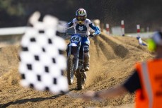 Defending MX1 Champion Maximus Purvis goes 1-1-1 at the opening round of the 2026 Yamaha New Zealand Motocross Championships held at The Sandpit motocross track, Invercargill, Southland, New Zealand. Photo: MNZ/Derek Morrison