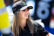 Four-time World Motocross Champion Courtney Duncan greets fans at the opening round of the 2026 Yamaha New Zealand Motocross Championships held at The Sandpit motocross track, Invercargill, Southland, New Zealand. Photo: MNZ/Derek Morrison