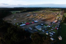 The Sandpit overview at the opening round of the 2026 Yamaha New Zealand Motocross Championships held at The Sandpit motocross track, Invercargill, Southland, New Zealand. Photo: MNZ/Derek Morrison