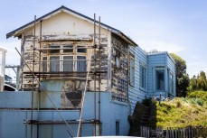 Building at Lyall Bay in Wellington, New Zealand.