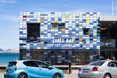 Lyall Bay Surf Lifesaving Club at Lyall Bay in Wellington, New Zealand.