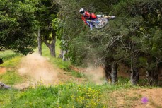 with Altherm JCR Yamaha professional MX2 motocross rider James Scott at home on the family farm at Ōpārau, Waikato, New Zealand. Photo: MNZ/Derek Morrison