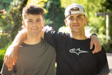 Best Build Alpinestars Honda professional MX2 motocross riders Curtis and Rian King work in the family business at Crown Kiiwi, New Plymouth, New Zealand. Photo: MNZ/Derek Morrison