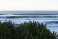 Nick Mills, only one out on Christmas morning during a fun summer swell at Blackhead, Dunedin, New Zealand.