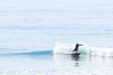 Maz Quinn at a beachbreak near Gisborne, Eastland, New Zealand.